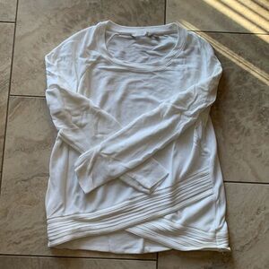 Athleta white sweatshirt